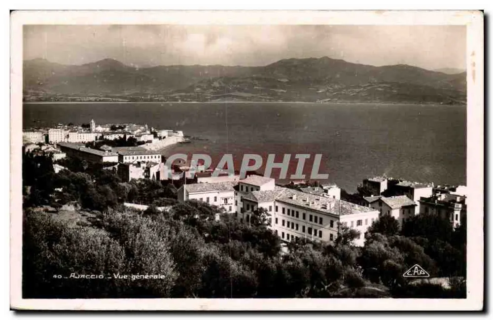 Ajaccio — Allgemeiner Blick — Verlag A.P. Nr. 40 - Vorderseite