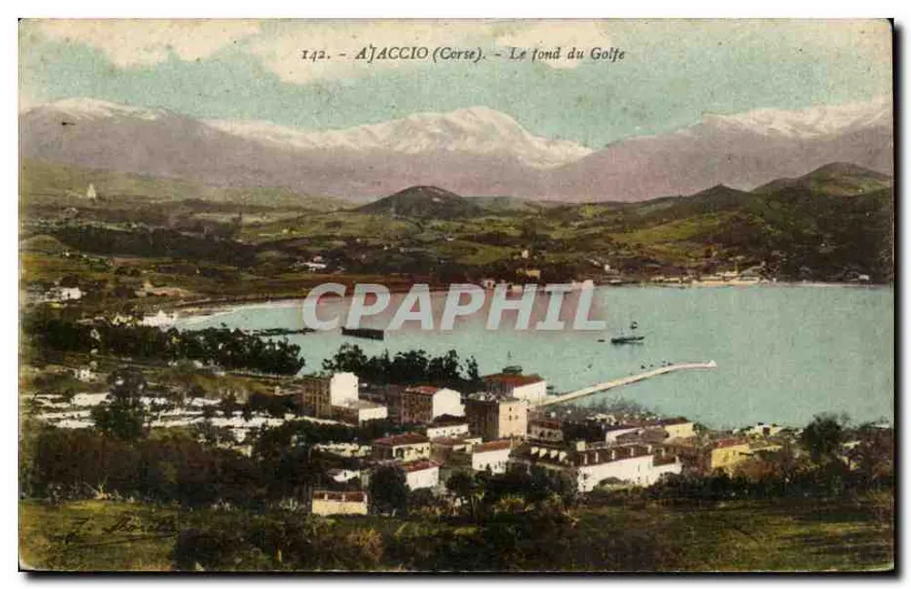 Ajaccio (Korsika) — Der Grund des Golfs — unbekannter Verlag, Nr. 142 - Vorderseite