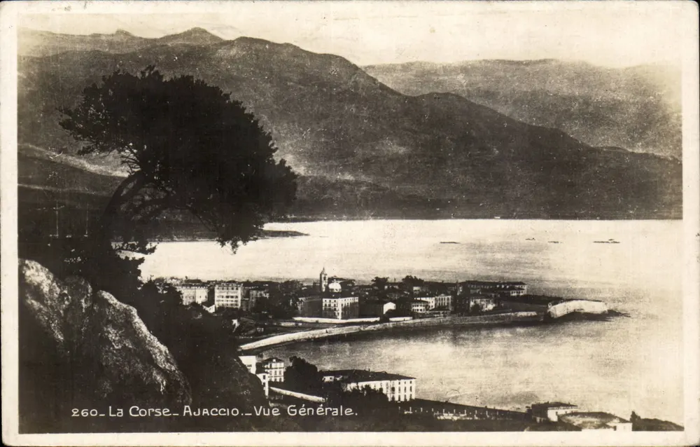 Korsika - Ajaccio - Allgemeiner Blick — Edition des Papillons d'Alaçco, Nr. 260 - Vorderseite