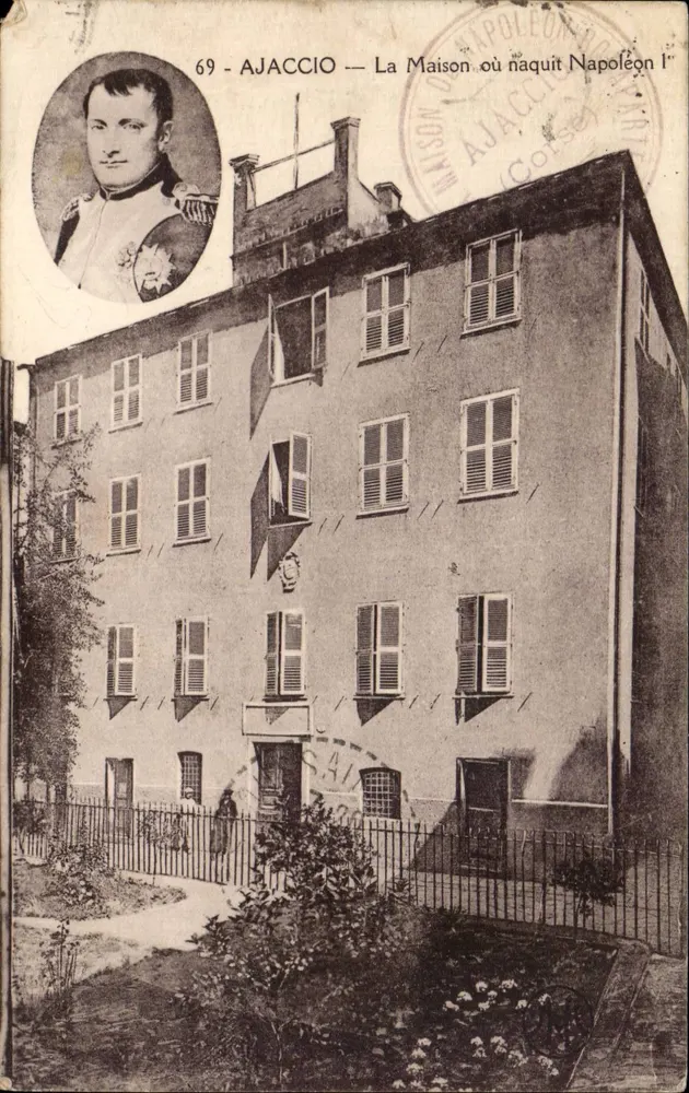 Ajaccio — Das Haus, in dem Napoleon I geboren wurde — Verlag Corset, n°69 - Vorderseite