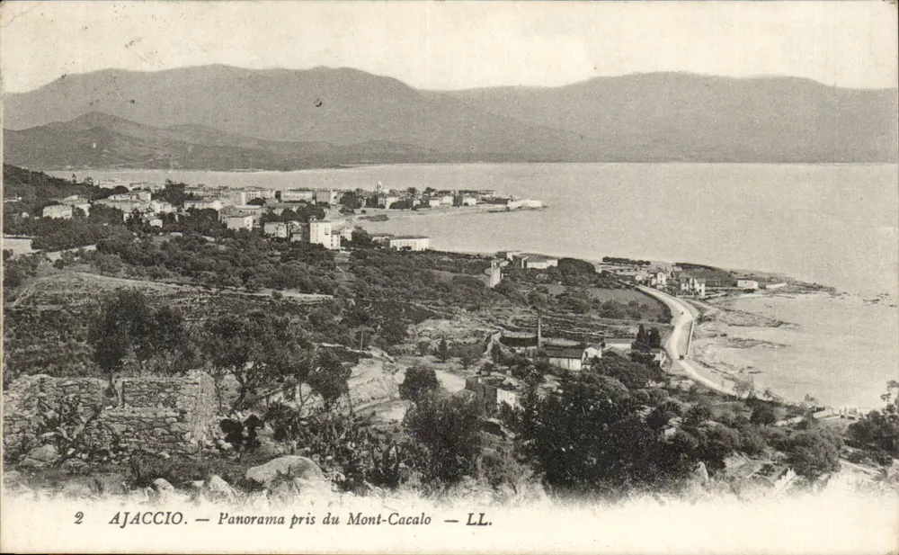 Ajaccio — Panorama vom Mont-Cacalo — LL. n°2 - Vorderseite