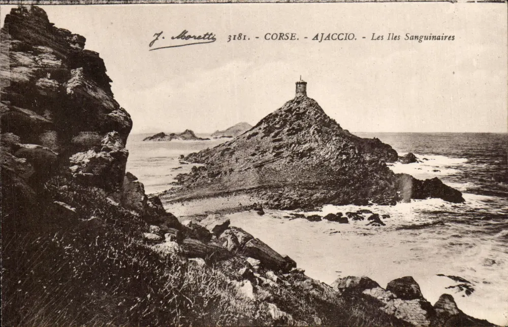 Les Îles Sanguinaires — Korsika — Ajaccio — J. Moretti 3181 - Vorderseite