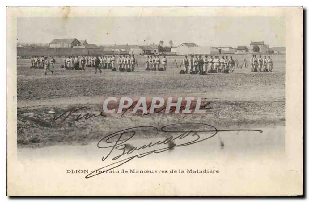 Dijon - Manövergelände La Maladière — Ausgabe Bannard - Vorderseite