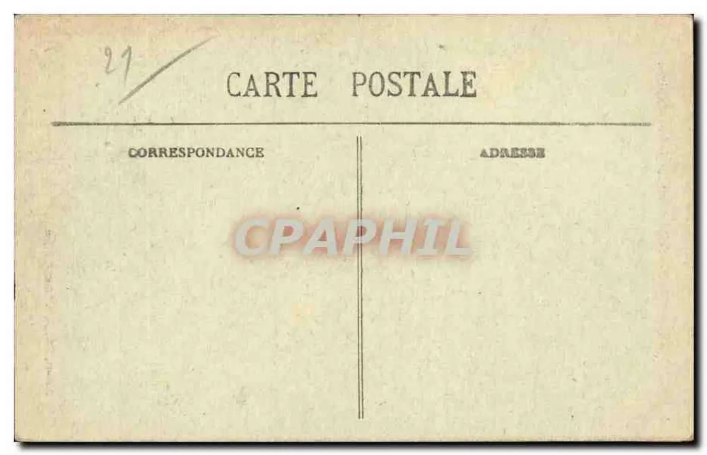 Dijon — Rue Mariotte und Kathedrale Saint-Bénigne — Aubert, Verlag, 10, Rue Liberté, Dijon - Rückseite