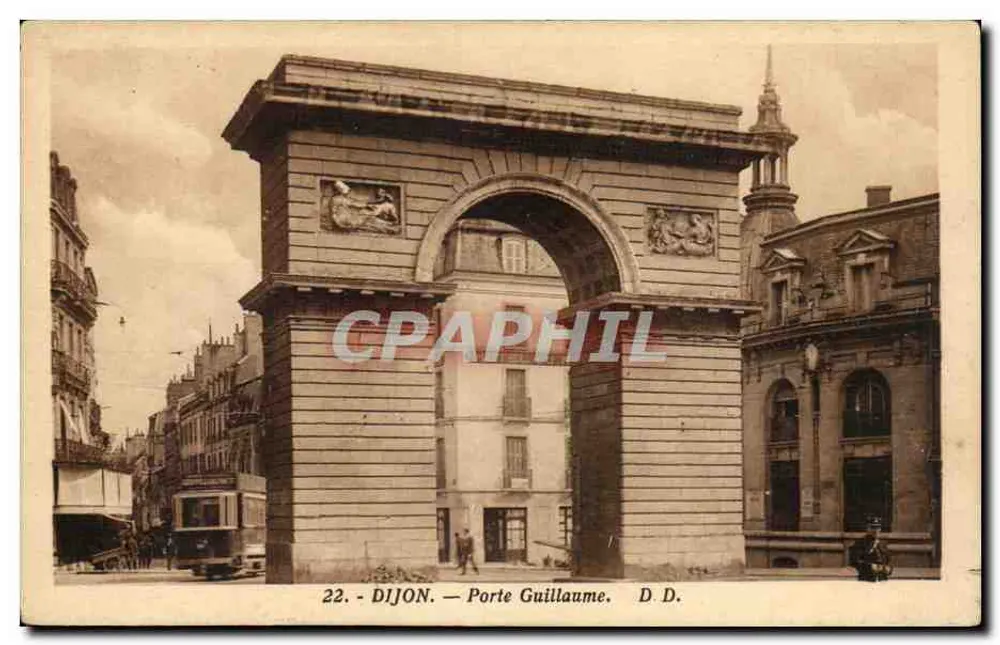 Dijon — Porta Guilherme — D.D. n°22 - Frente