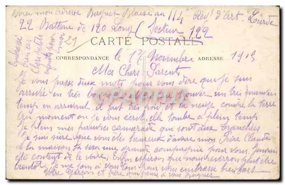 Dijon — Praça da República — editor C. G. n°18 - Verso