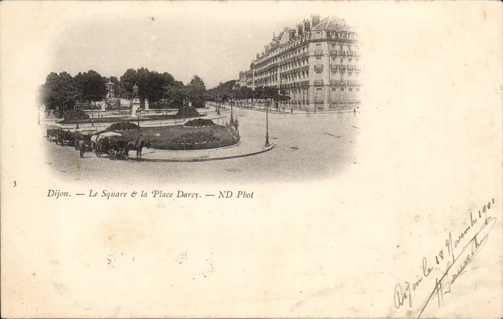 Dijon — O Square & a Place Darcy — ND Phot - Frente