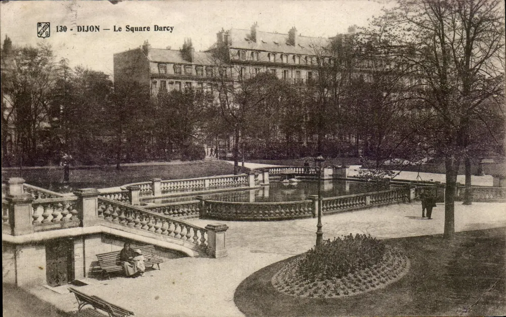 Dijon — O Square Darcy — Editor M. G. n°130 - Frente