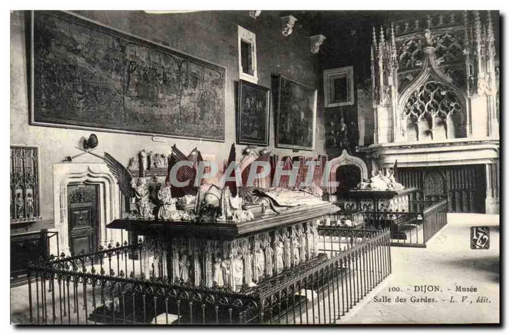 Dijon - Museu. Sala dos Guardas — L. V., edição n°100 - Frente