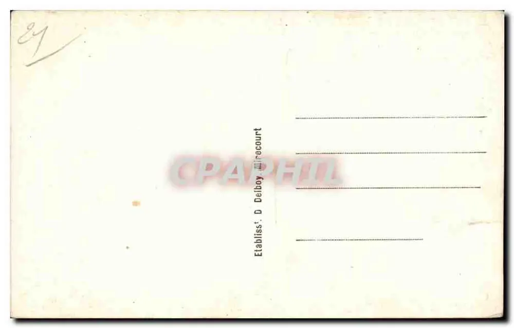 Dijon — Porta Guillaume — Editor D. Delbey, Mirecourt - Verso