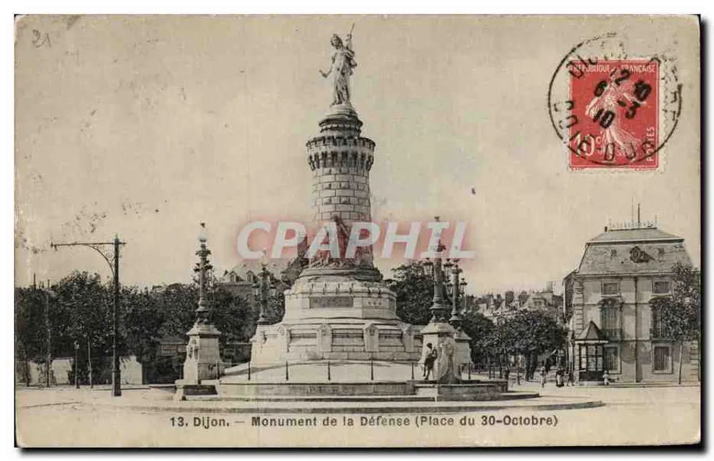 Dijon — Monumento da Defesa (Praça do 30-Outubro) - Frente