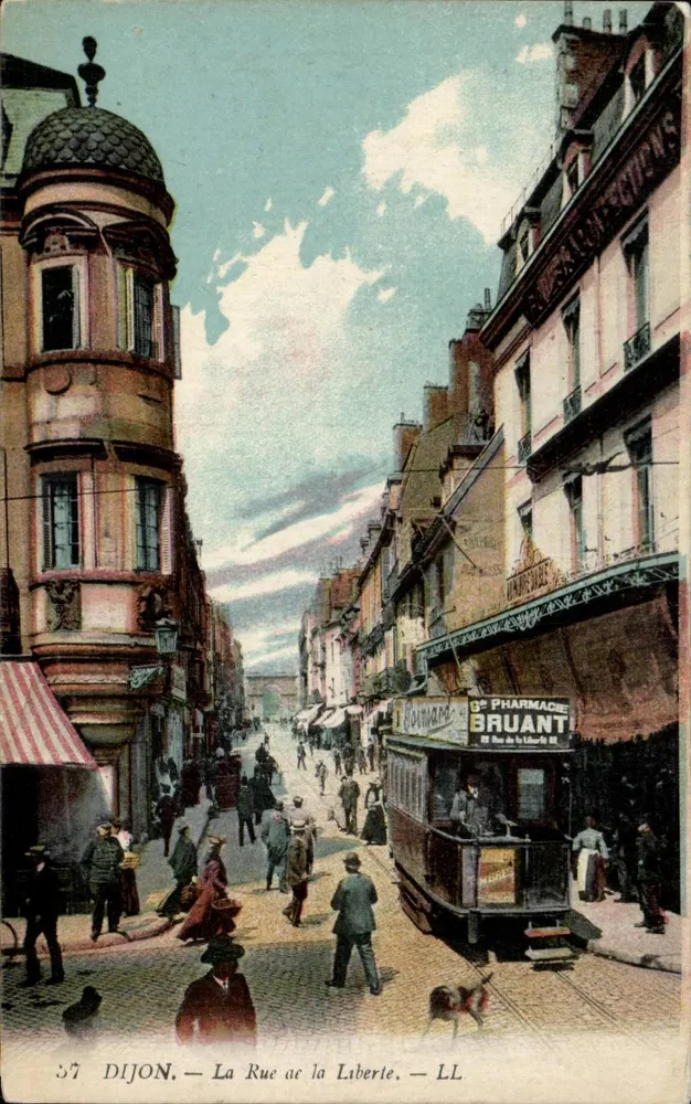 Dijon — A Rue de la Liberté — LL n°37 - Frente