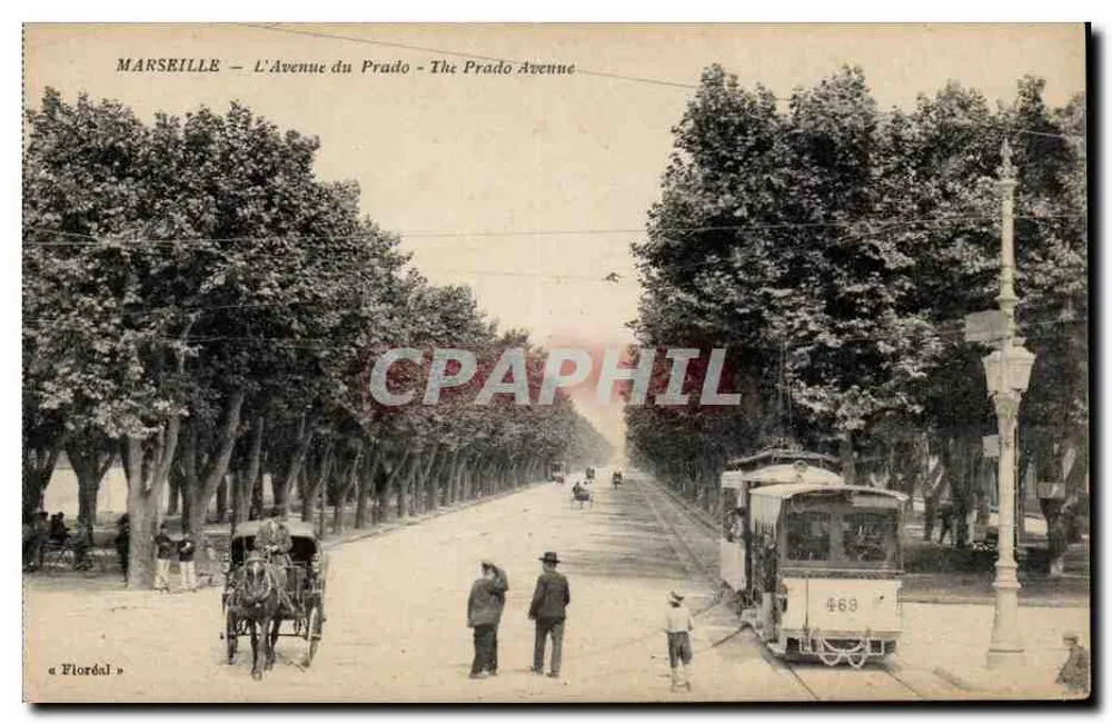 Marseille — Avenue du Prado — Verleger Floréal - Vorderseite