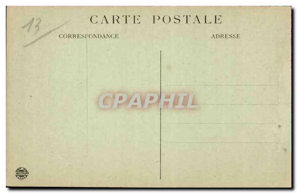 Marseille — Avenue du Prado — Verleger Floréal - Rückseite