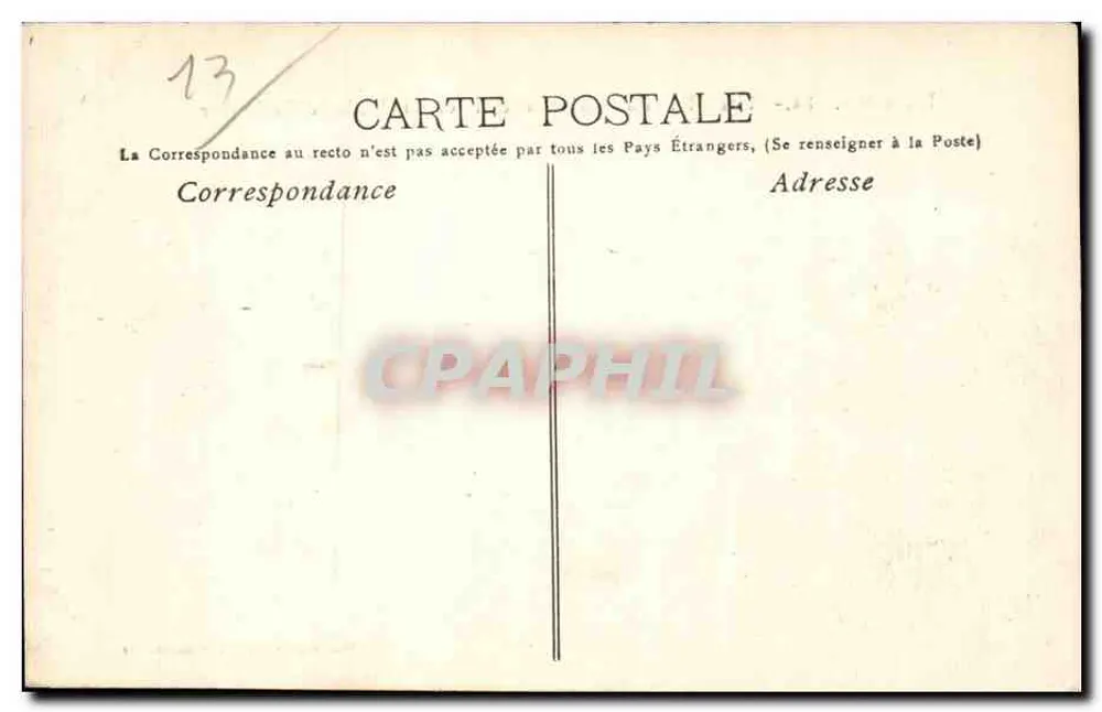 Marselha. 34.- As Ilhas do Castelo de If e a Baía de Endoume — Magasin Général, Marselha - Verso