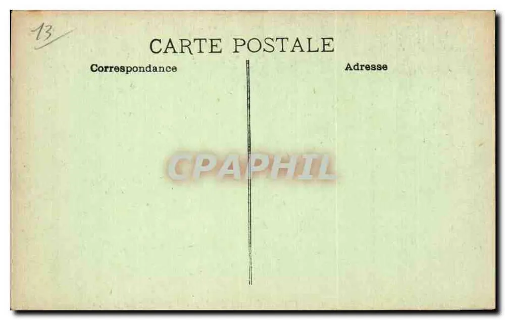 Edmond Dantès wird in die Gefängnis geführt — Château d'If — Sammlung des Château d'If - Rückseite