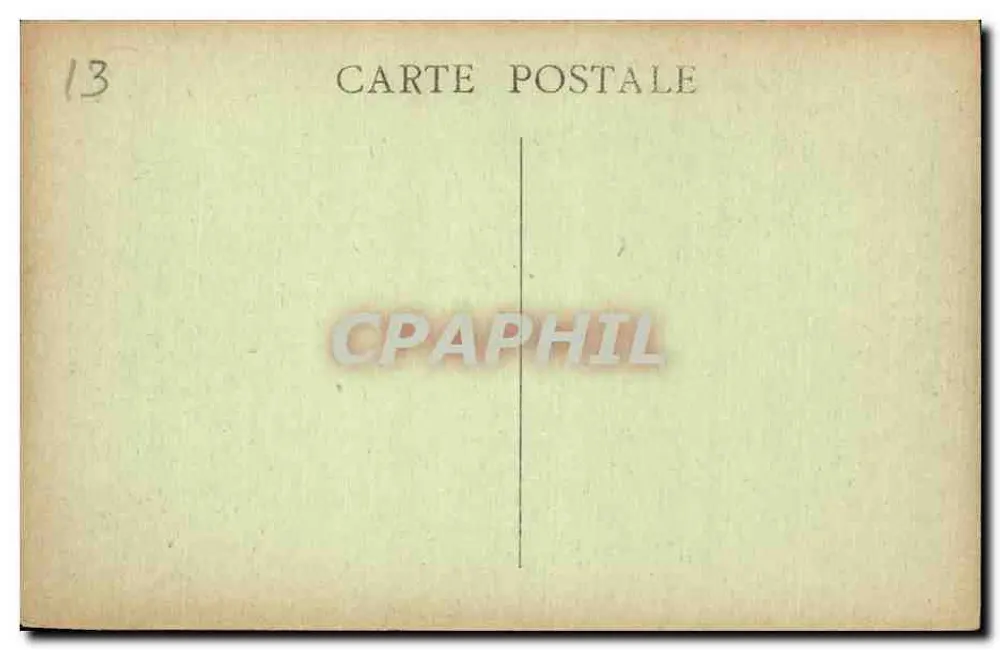 Marseille — Fontaine Cantini und N.-D. de la Garde - Rückseite
