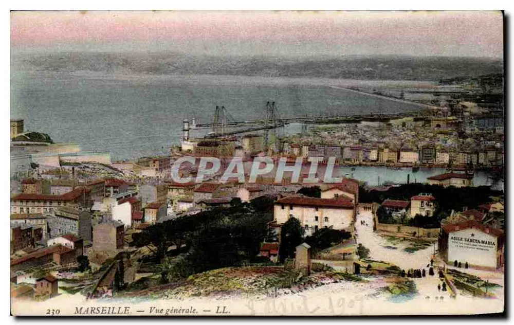 Marselha — Vista geral — LL. — CRAPHIL - Frente