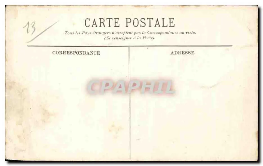 Marselha — Vista geral — LL. — CRAPHIL - Verso