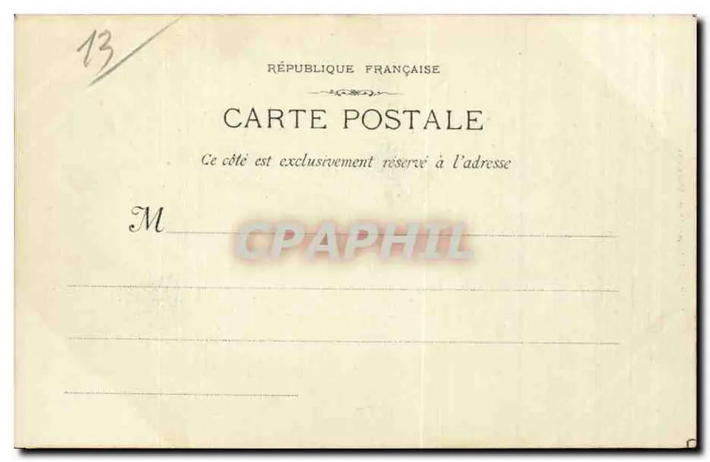 Marselha - O Forte Saint Jean — Fototipia E. Lacour, 19, rue Thubaneau, n°45 - Verso