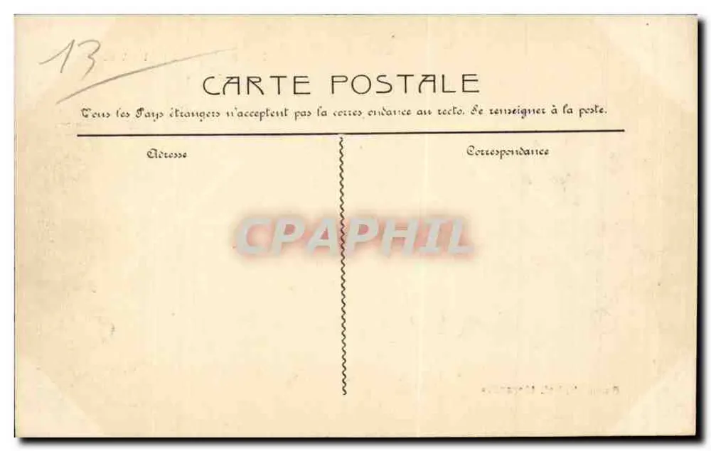 Marselha — O Vieux-Port — Bernard fot. Marselha, n° 336 - Verso