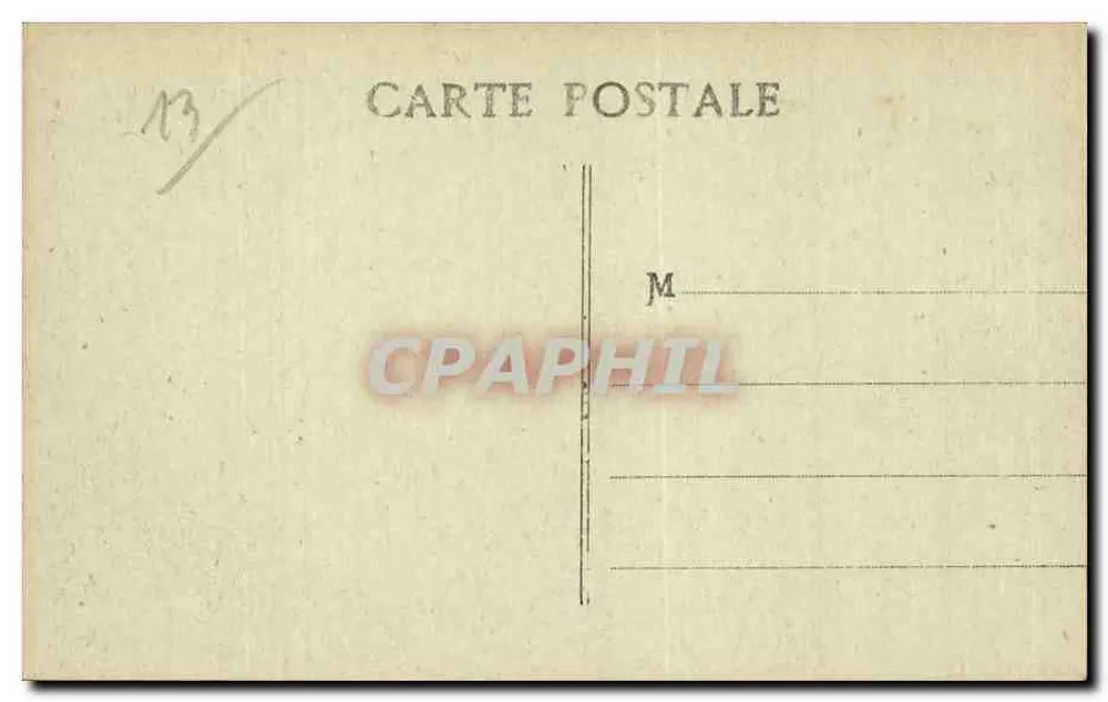 Marselha - Porto de La Joliette — C.M. - Verso