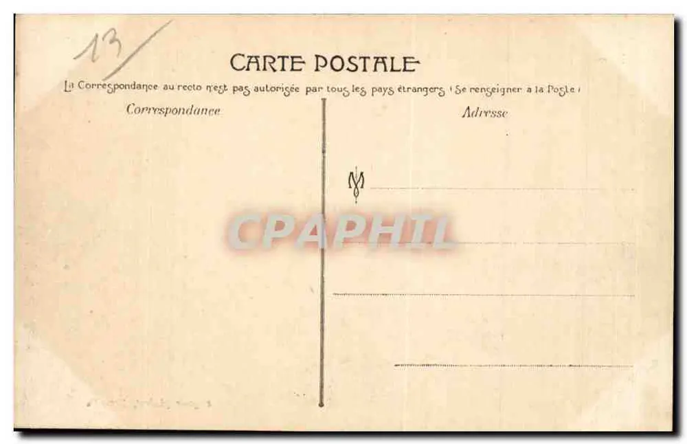 Marseille — Exposição Colonial 1906 — Pavilhão das Colônias Diversas — Magasin Général, Marseille - Verso