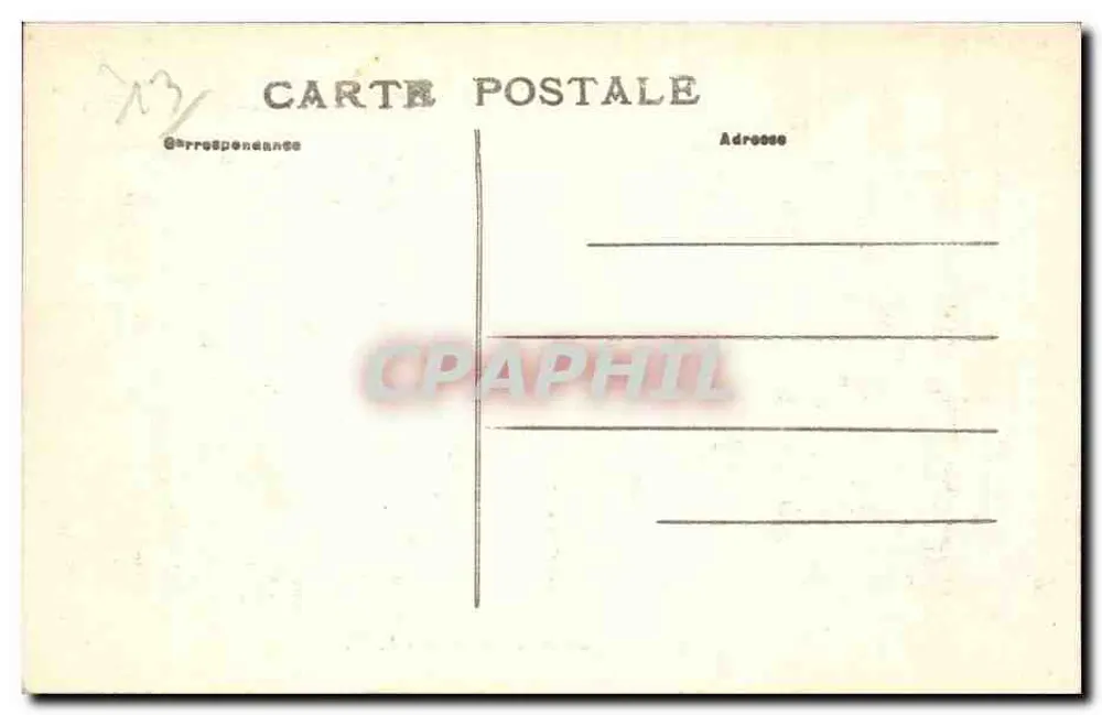 MARSÉLLE — Quai de la Fraternité — L. M. - Verso