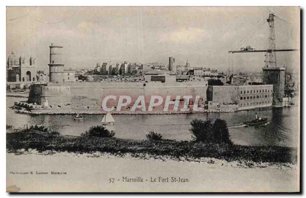 Marseille - O Forte de São João — fotografia por R. Laonour, n°57 - Frente