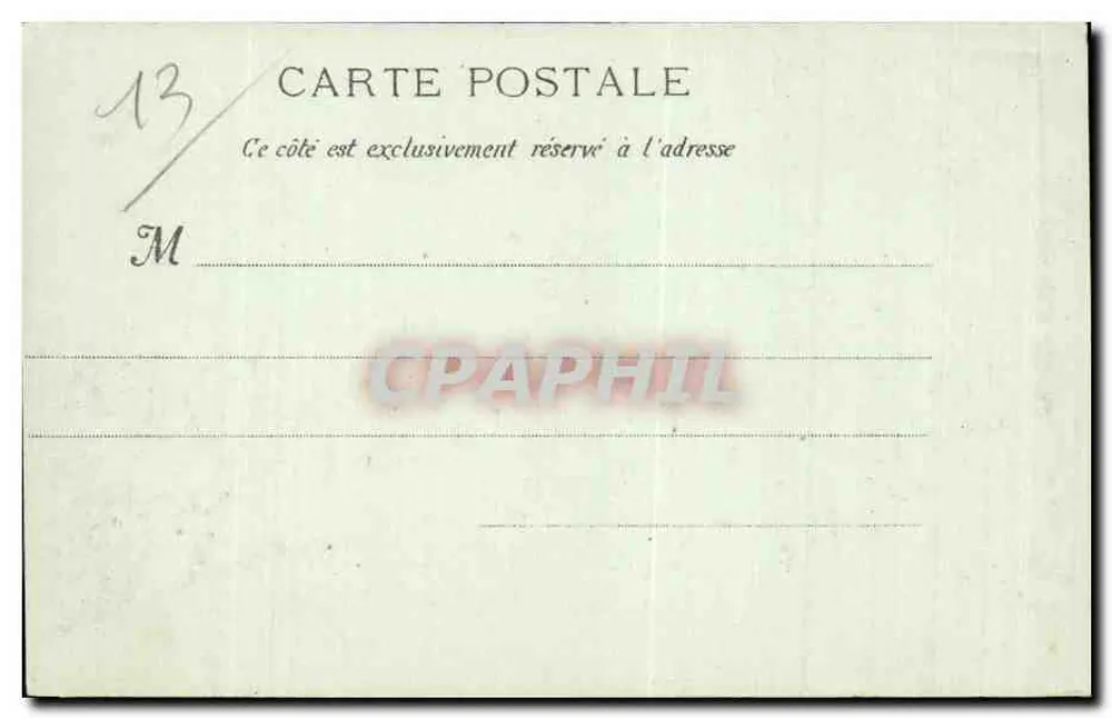 Marseille - A Praça Castellane — Obelisco central — L.P. 19 - Verso