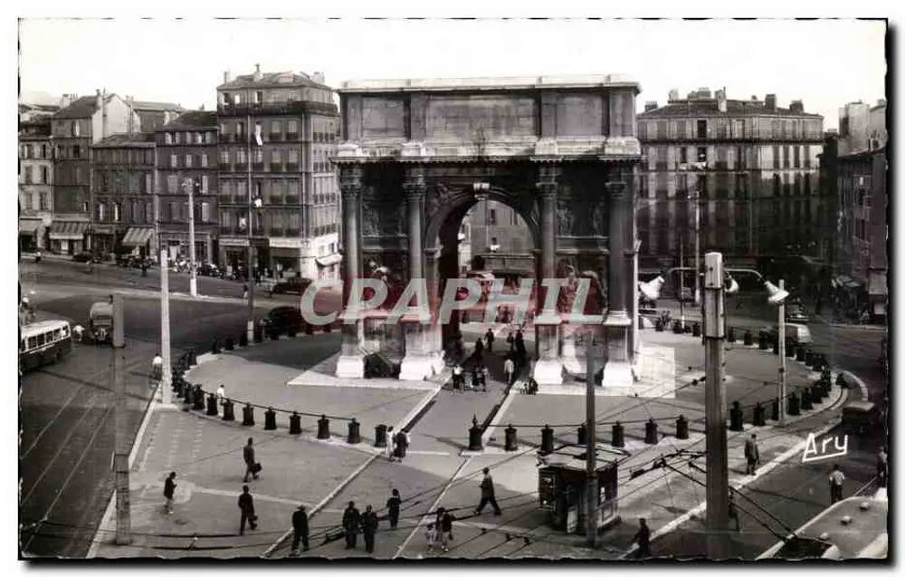 Arco do Triunfo — Porta de Aix — Marselha — Sociedade de Edição TRDY - Frente