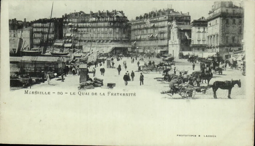 Marseille — Het Molen van de Fraterniteit — Fototipie Lacour n°30 - Voorkant
