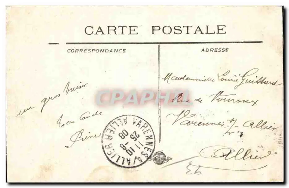 Marseille - Parc Borély. O Châlet - Verso