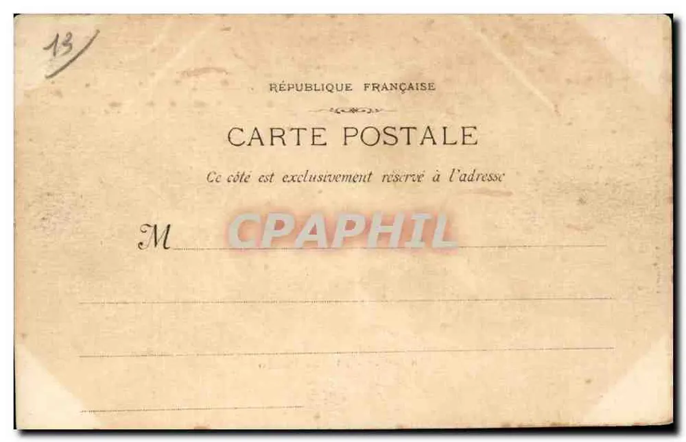 Marseille - 15 - Le Prado — Fototipia E. Lacour, 19, rue Thibault, Marseille - Verso
