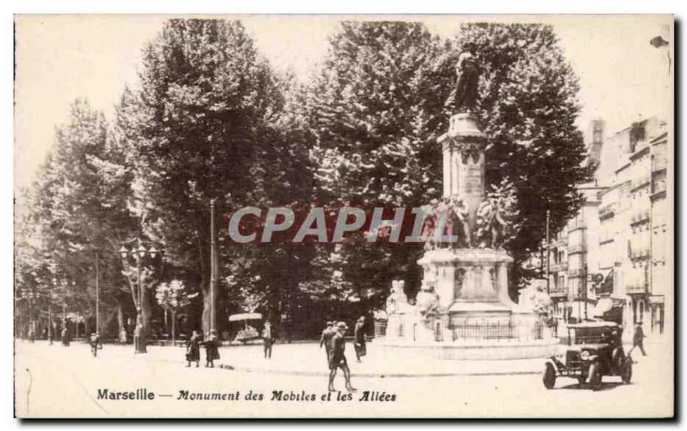 Marseille — Denkmal der Mobiles und der Alliierten - Vorderseite