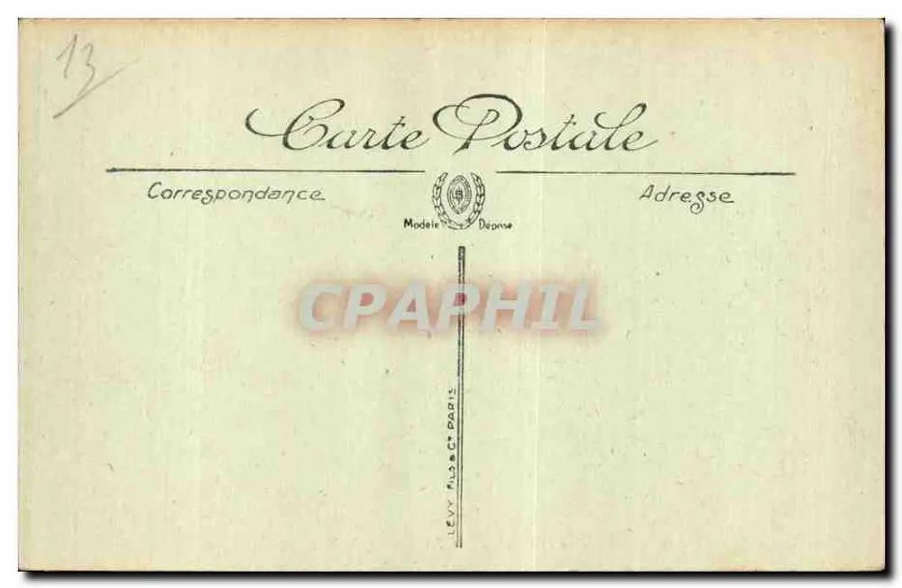 Marseille — Bassins et Quais de la Joliette — Unbekannter Verlag, Nr. 39 - Rückseite