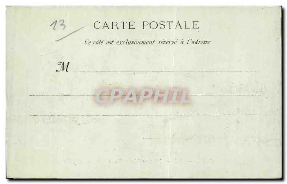 Marseille : O Castelo Borély — G. M. — 114 - Verso