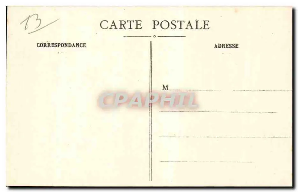 Marseille - Le Prado, vom Kreisverkehr aus gesehen - EL. - 52 - Rückseite