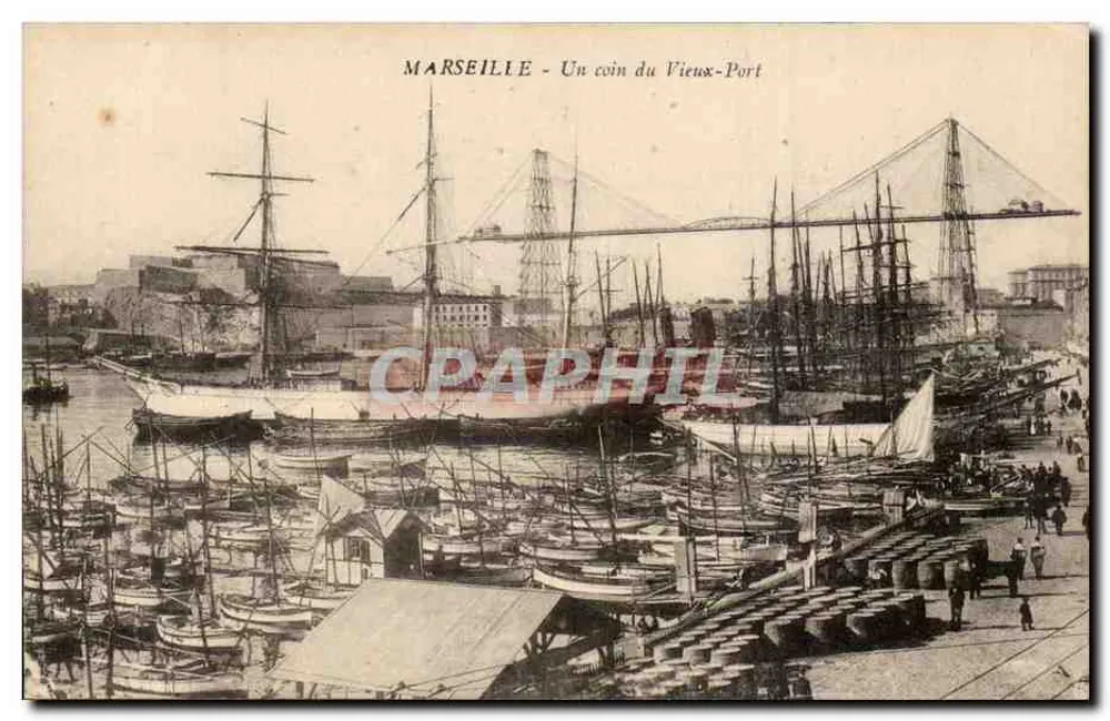 MARSEILLE - Ein Eckchen des Vieux-Port — Verlag unbekannt, Seriennummer nicht sichtbar - Vorderseite