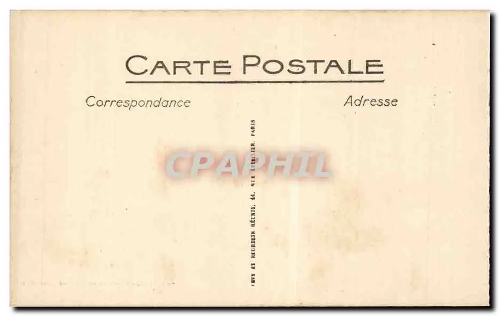 Fonte da Paz — Paris — número de série não visível - Verso