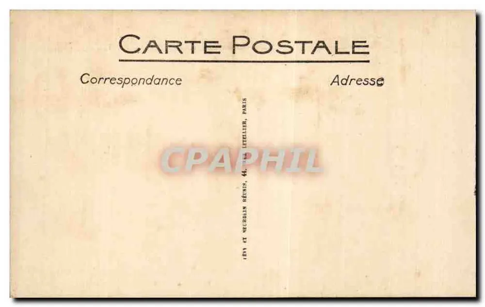 Coloniale Tentoonstelling van Marseille — L'Esplanade de l'Éléphant — Uitgever: Neurdelin & Cie, Parijs - Achterkant