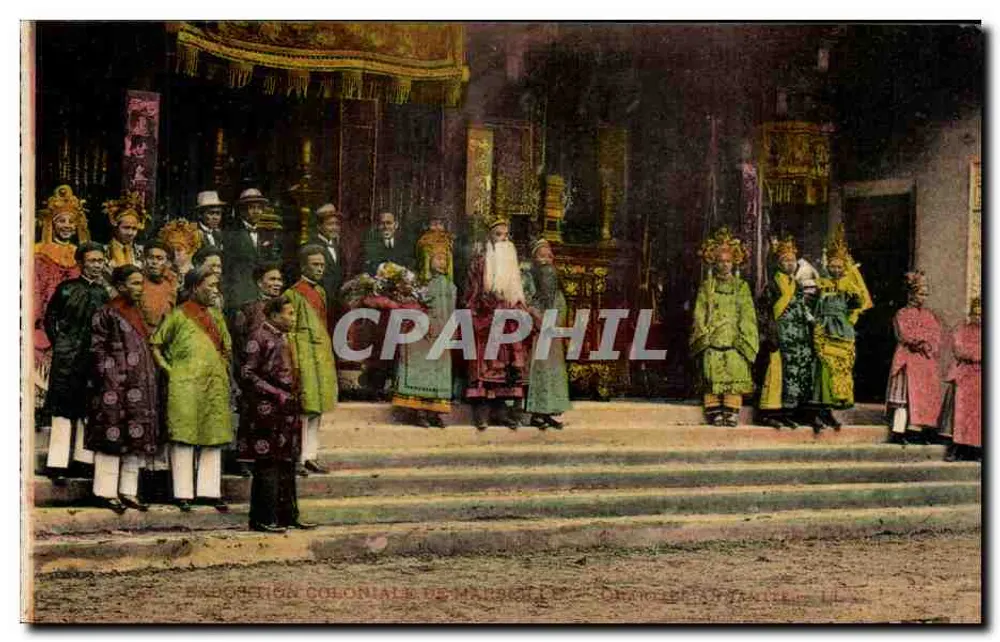 Exposição Colonial de Marselha — Orã, espetáculo de arte dramática — Editor Lévy e Neubelen, Paris - Frente