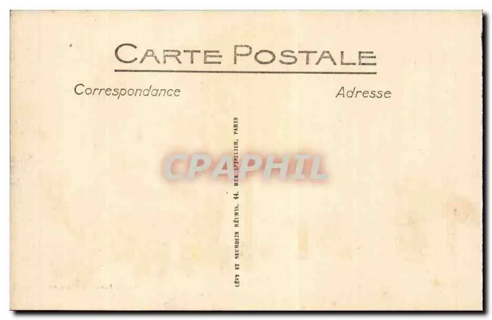 Exposição colonial de Marselha — O Grande Palácio — Étienne Bentz, arquiteto - Verso