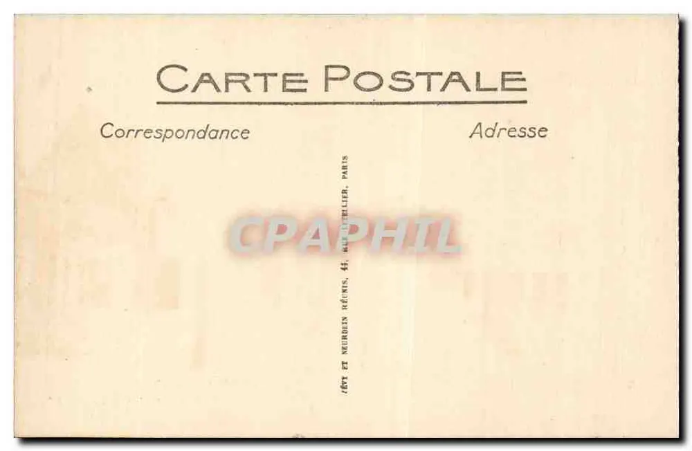 Exposição colonial de Marselha — O Grande Palácio — Etienne Bentz, arquiteto - Verso