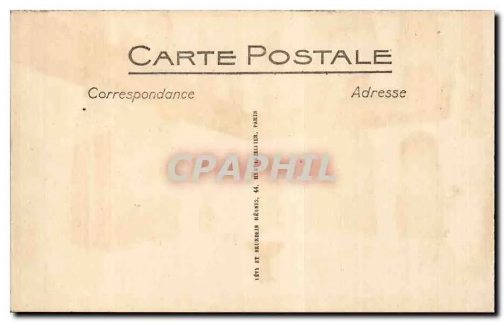 Exposição Colonial de Marselha — A Avenida Central — LL. - Verso