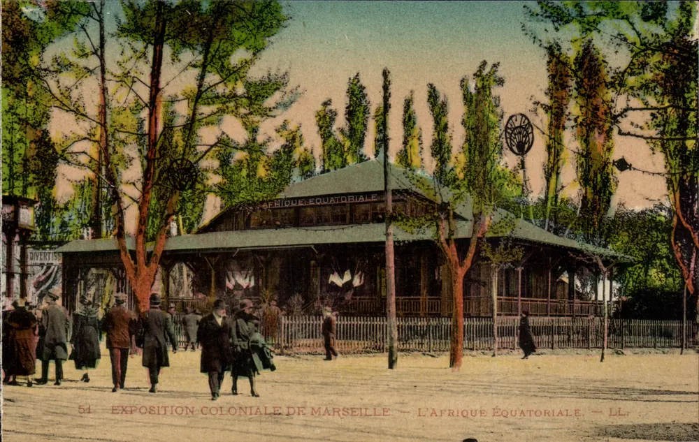Exposição Colonial de Marselha — África Equatorial — LL - Frente