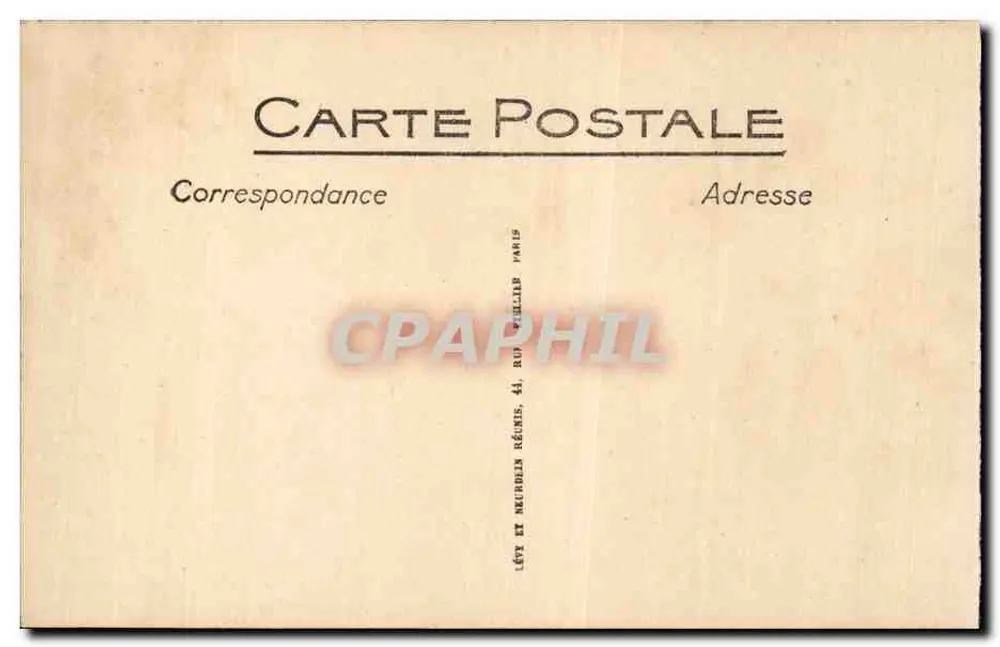 Exposição Colonial de Marselha — África Equatorial — LL - Verso