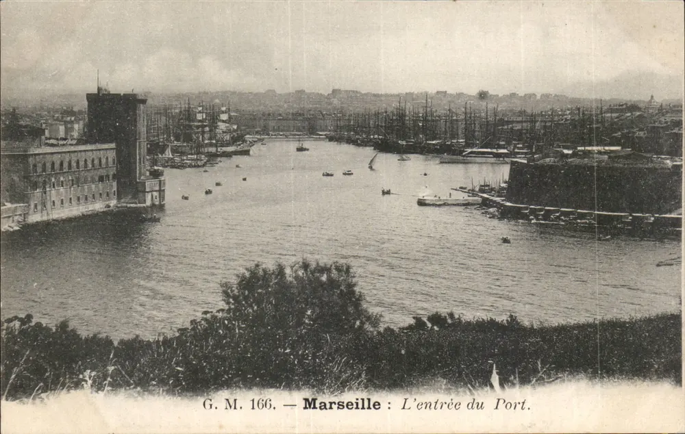 Marseille : A entrada do Porto — G.M. 166 - Frente