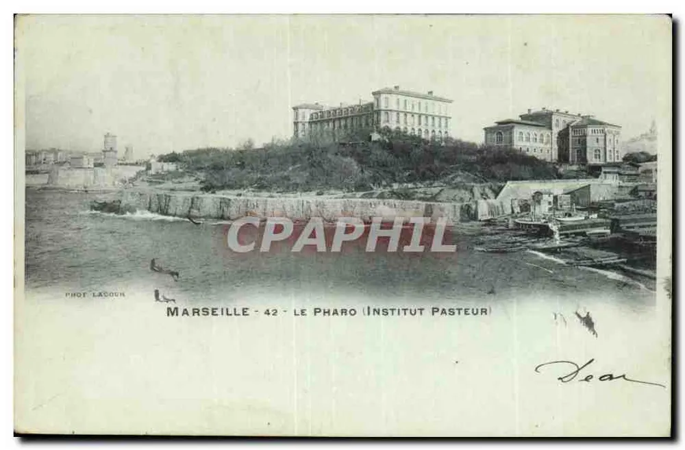 Marselha - 42 - O Farol (Instituto Pasteur) — Fot. Lacour - Frente