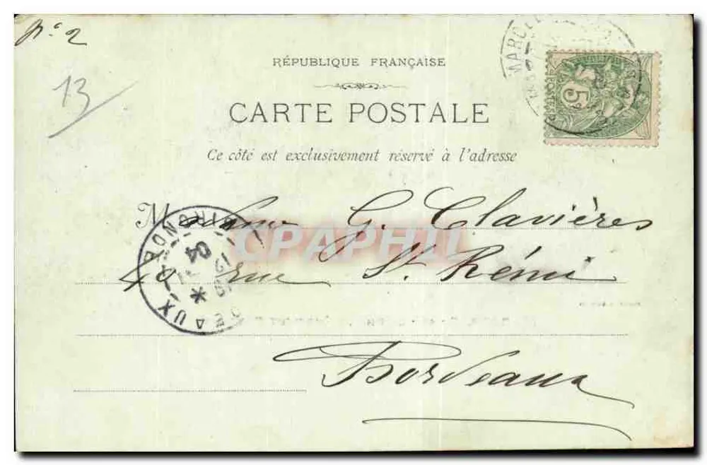 Marselha - 42 - O Farol (Instituto Pasteur) — Fot. Lacour - Verso